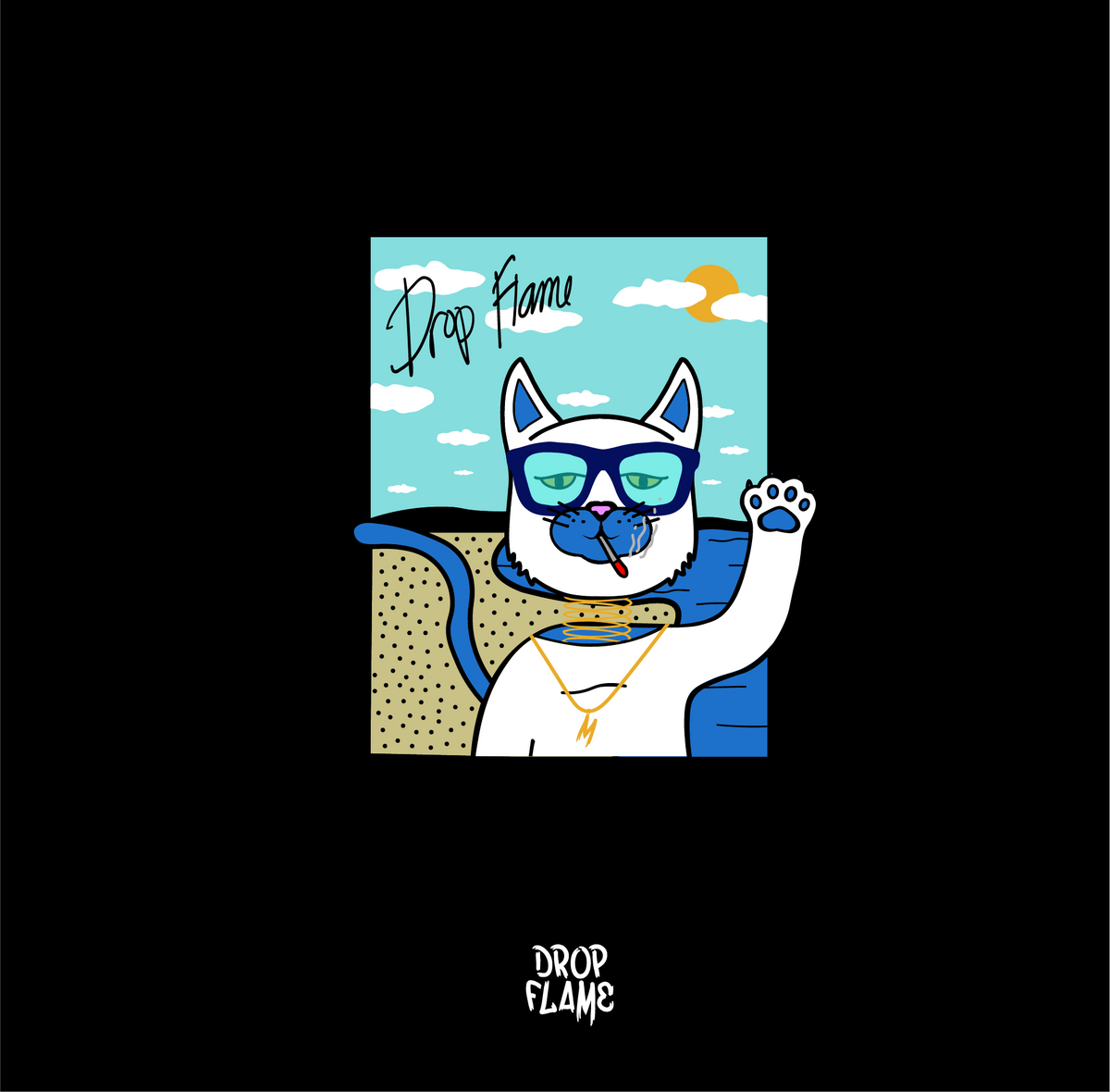 Mike Flame Beach Day Tee